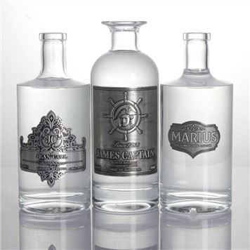 Lipéad Scragall Alúmanam Cabhraithe Saincheaptha Le haghaidh Biotáille Gin Vodca